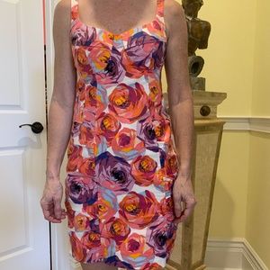 Cute Bright Floral Mini Dress
